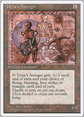 Urza's Avenger card from Fourth Edition