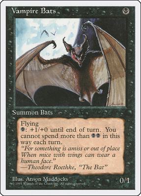Vampire Bats card from Fourth Edition