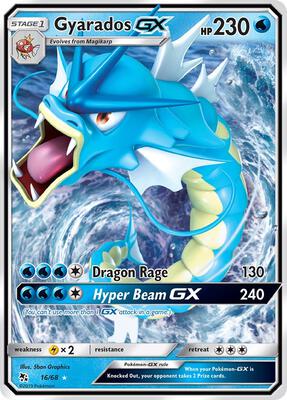 Gyarados GX card from Hidden Fates