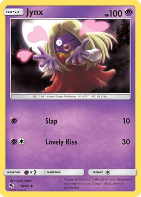 Jynx card from Hidden Fates