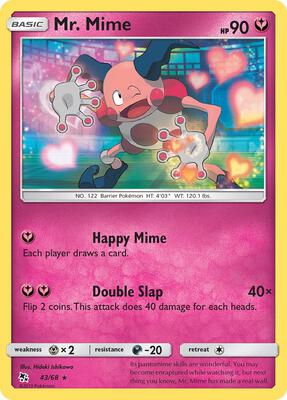 Mr. Mime card from Hidden Fates