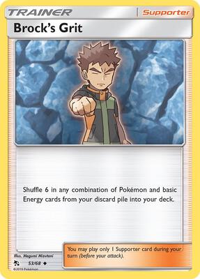 Brock's Grit card from Hidden Fates