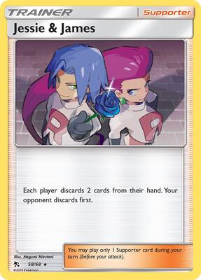Jessie & James card from Hidden Fates