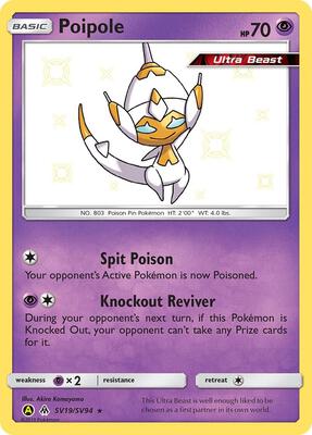 Poipole card from Hidden Fates: Shiny Vault