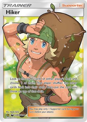 Hiker card from Hidden Fates: Shiny Vault