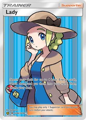 Lady card from Hidden Fates: Shiny Vault