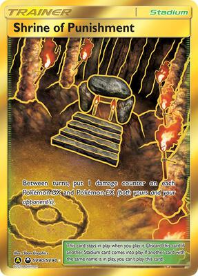 Shrine of Punishment card from Hidden Fates: Shiny Vault