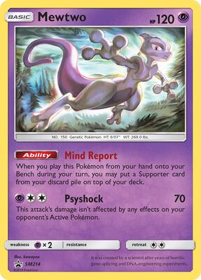 Mewtwo - SM214 card from SM Promos