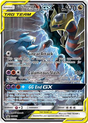 Garchomp & Giratina GX - SM193 card from SM Promos