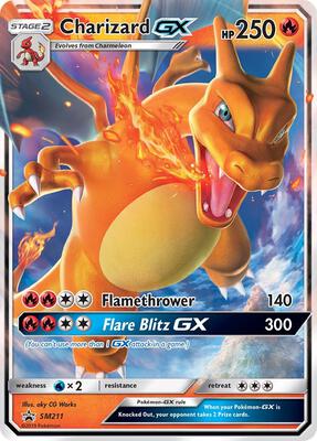 Charizard GX - SM211 card from SM Promos