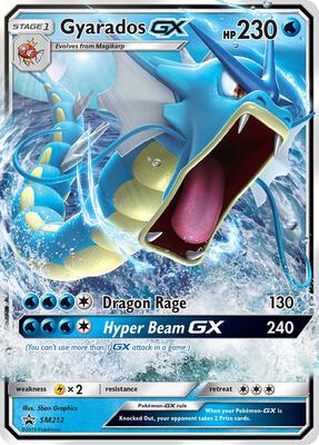 Gyarados GX - SM212 card from SM Promos