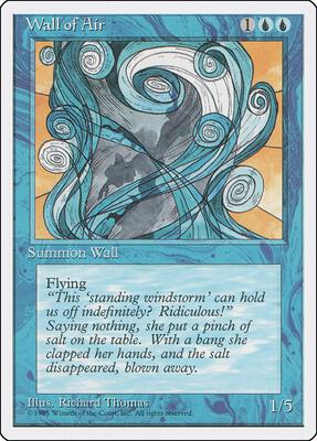 Wall of Air card from Fourth Edition