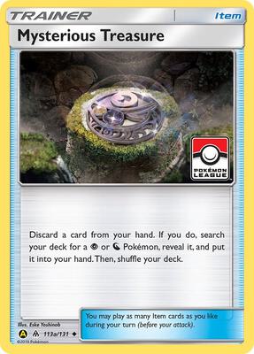 Mysterious Treasure - 113a/131 (Pokemon League) card from League & Championship Cards