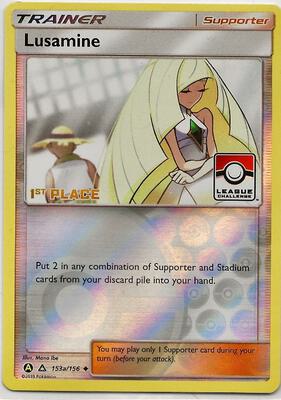 Lusamine - 153a/156 (League Challenge) [1st Place] card from League & Championship Cards