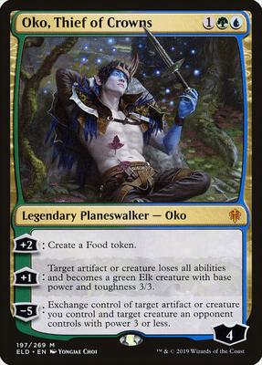 Oko, Thief of Crowns card from Throne of Eldraine