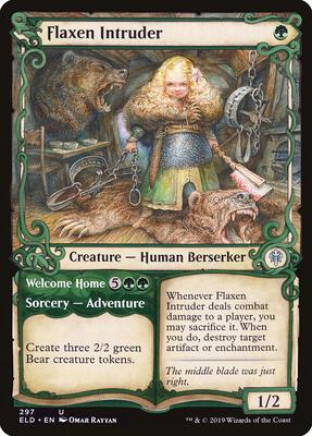 Flaxen Intruder (Showcase) card from Throne of Eldraine
