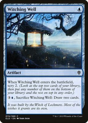 Witching Well card from Throne of Eldraine