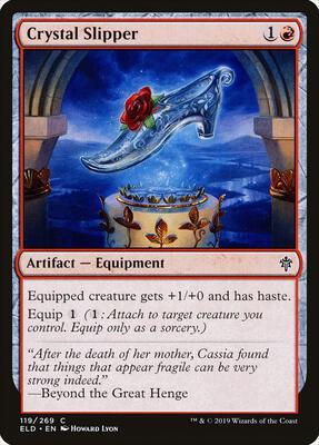 Crystal Slipper card from Throne of Eldraine