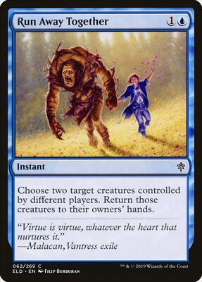 Run Away Together card from Throne of Eldraine