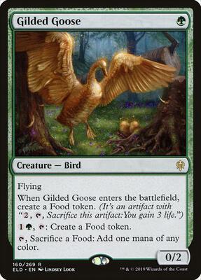 Gilded Goose card from Throne of Eldraine