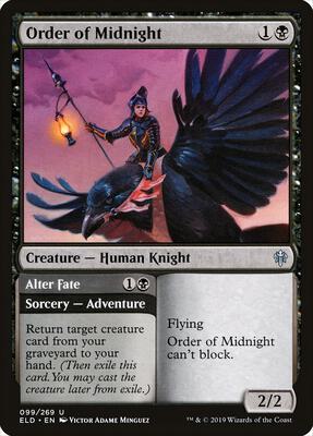 Order of Midnight card from Throne of Eldraine