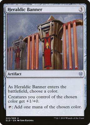 Heraldic Banner card from Throne of Eldraine