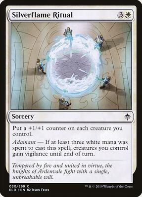 Silverflame Ritual card from Throne of Eldraine