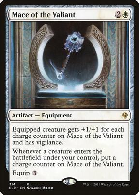 Mace of the Valiant card from Throne of Eldraine