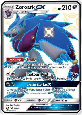 Zoroark GX - 77a/73 card from Alternate Art Promos