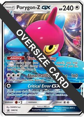 Porygon-Z GX - SM216 (SM Black Star Promo) card from Jumbo Cards