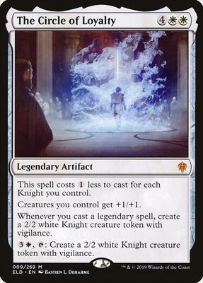 The Circle of Loyalty card from Throne of Eldraine