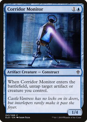 Corridor Monitor card from Throne of Eldraine
