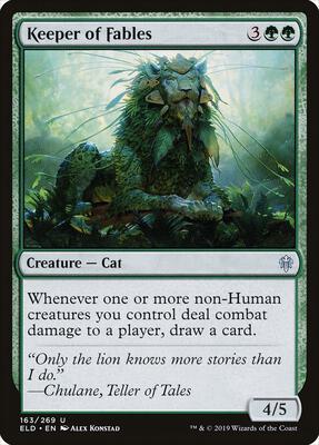 Keeper of Fables card from Throne of Eldraine
