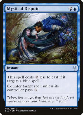 Mystical Dispute card from Throne of Eldraine
