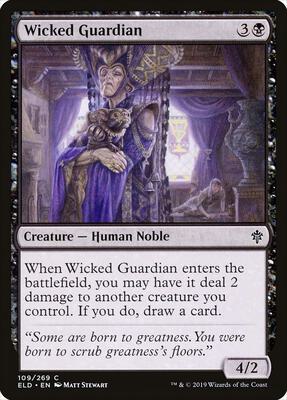 Wicked Guardian card from Throne of Eldraine