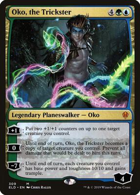Oko, the Trickster card from Throne of Eldraine