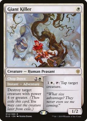 Giant Killer card from Throne of Eldraine