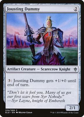 Jousting Dummy card from Throne of Eldraine