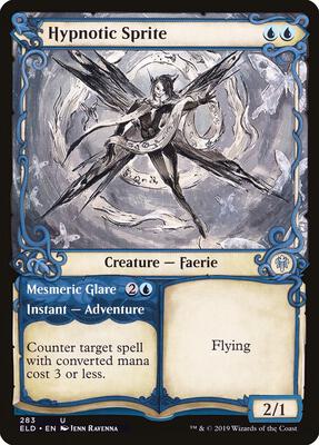 Hypnotic Sprite (Showcase) card from Throne of Eldraine