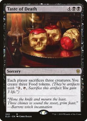 Taste of Death card from Throne of Eldraine