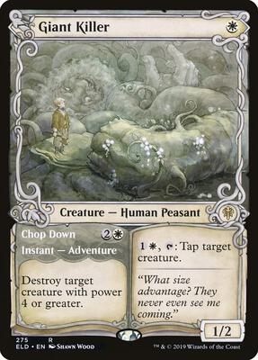 Giant Killer (Showcase) card from Throne of Eldraine
