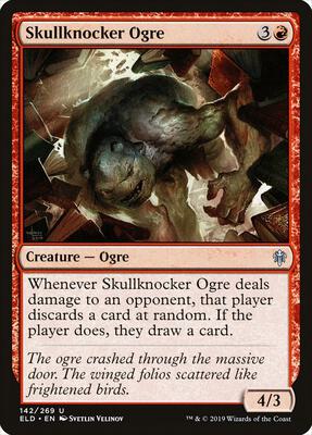 Skullknocker Ogre card from Throne of Eldraine