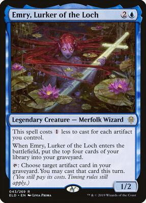 Emry, Lurker of the Loch card from Throne of Eldraine