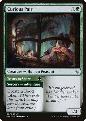 Curious Pair card from Throne of Eldraine