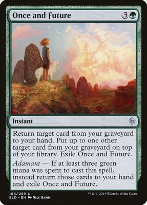 Once and Future card from Throne of Eldraine