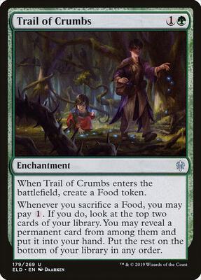 Trail of Crumbs card from Throne of Eldraine