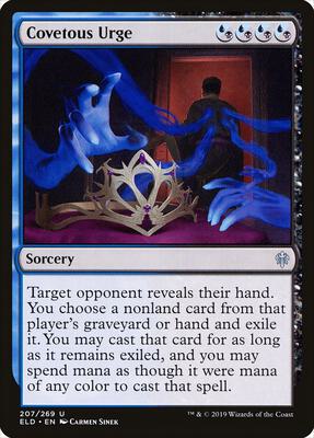 Covetous Urge card from Throne of Eldraine