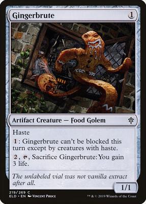 Gingerbrute card from Throne of Eldraine