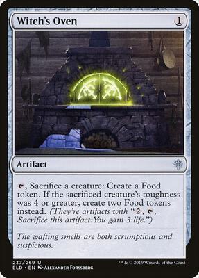 Witch's Oven card from Throne of Eldraine