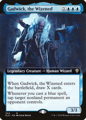 Gadwick, the Wizened (Extended Art) card from Throne of Eldraine